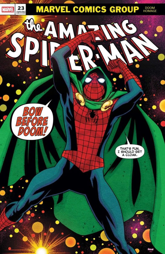 Amazing Spider-Man #23 Mike McKone Doom Homage