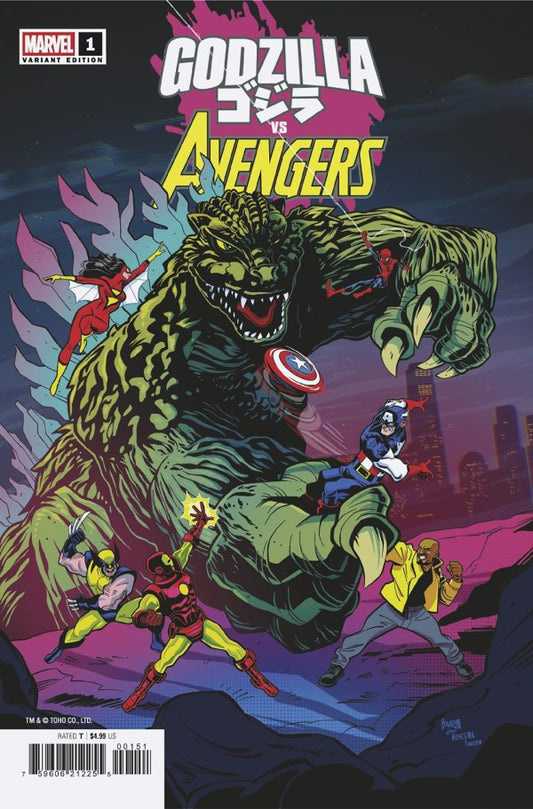 Godzilla vs. Avengers #1 Dave Bardin