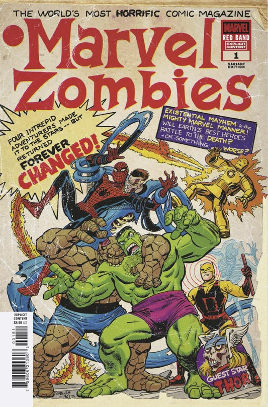 Marvel Zombies: Red Band #1 Koblish Retro [Polybagged] (09/17/25)