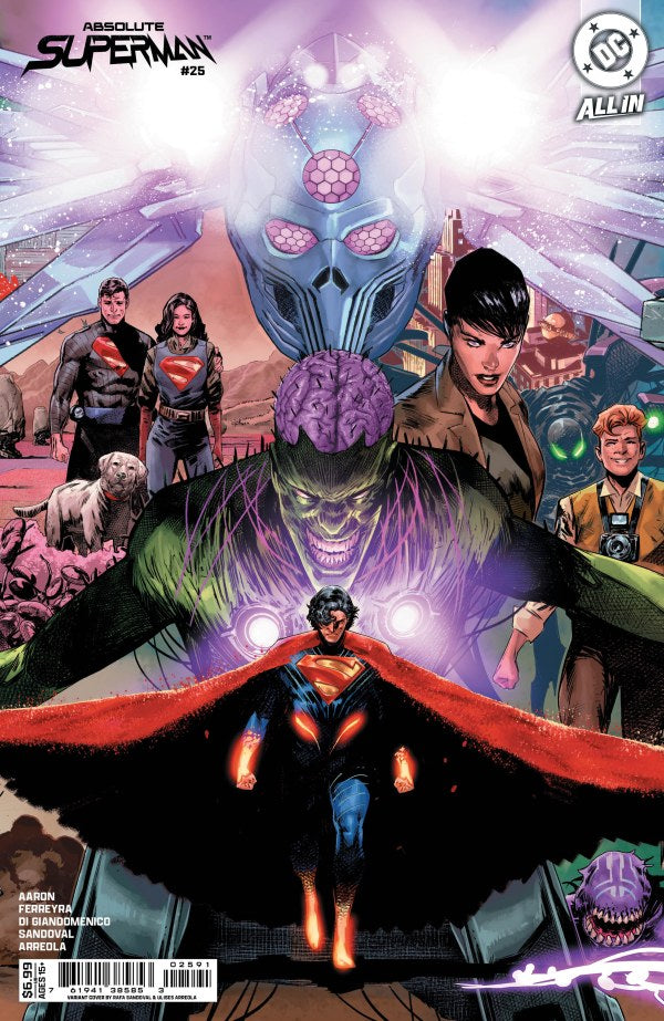 Absolute Superman #25 Rafa Sandoval Connecting 3 Cover Set