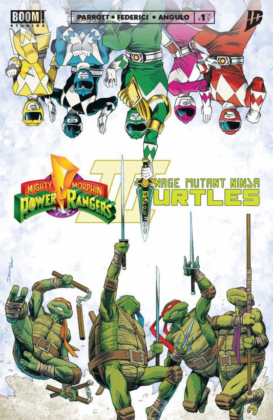 Mighty Morphin Power Rangers/ TMNT III #1 N Foc Reveal
