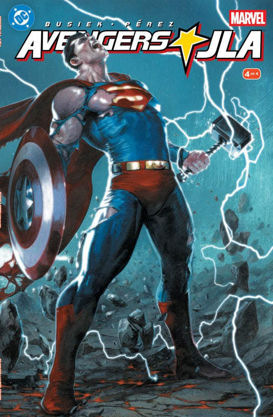 Avengers JLA #4 Facsimile Cover E Gabriele Dell Otto Wraparound