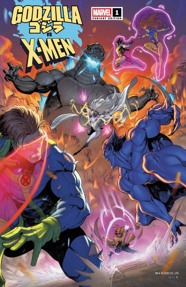 Godzilla vs. X-Men #1 Iban Coello