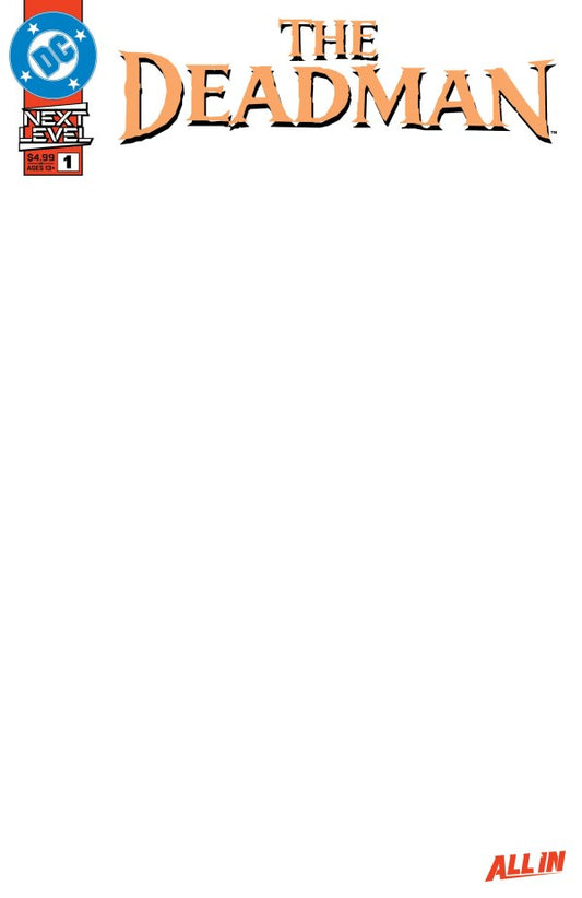 Deadman #1 (Of 6) Cover F Blank