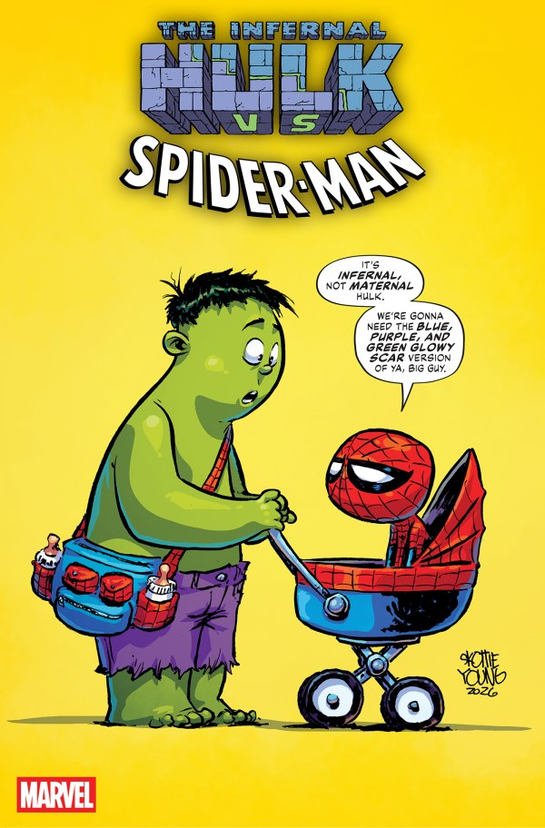 Infernal Hulk vs. Spider-Man #1 Skottie Young