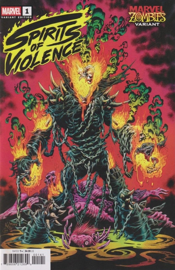 Spirits Of Violence #1 Kyle Hotz Marvel Zombies