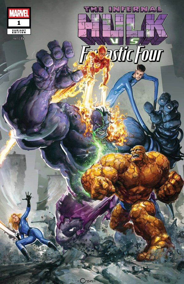 Infernal Hulk vs. Fantastic Four #1 Clayton Crain