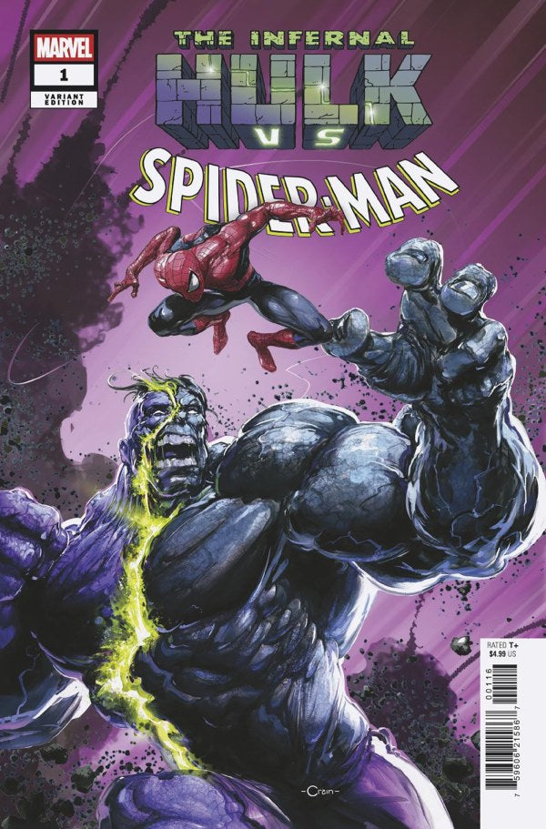 Infernal Hulk vs. Spider-Man #1 Clayton Crain [1:25]