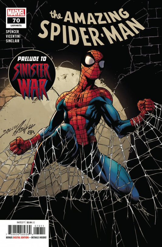 Amazing Spider-Man #70 Mark Bagley Main Sinister War Prelude