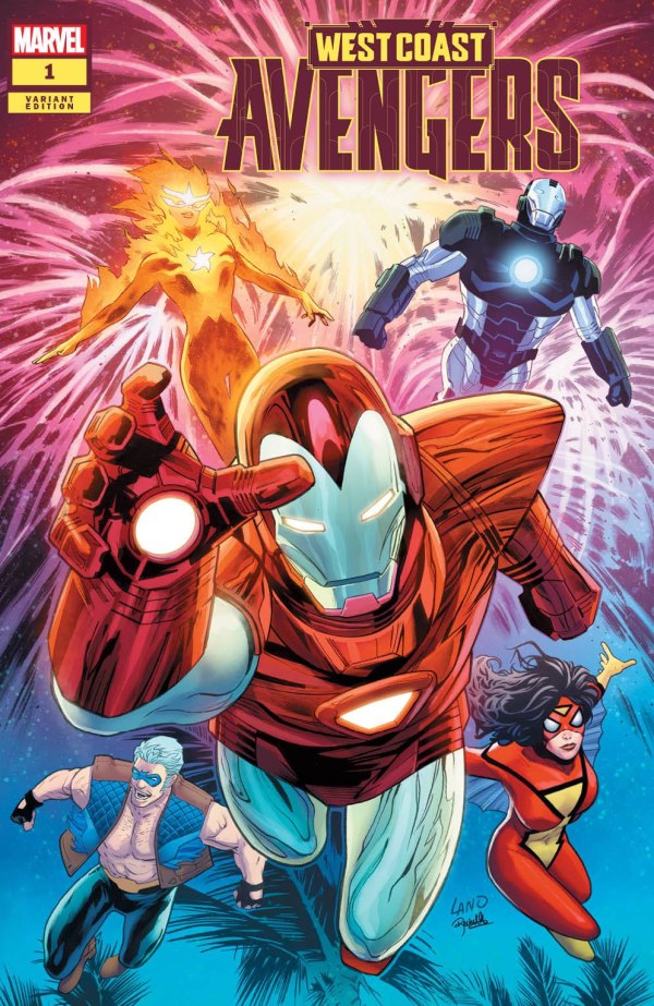 West Coast Avengers #1 Previews Exclusive LTD 3000 Greg Land Variant 2024