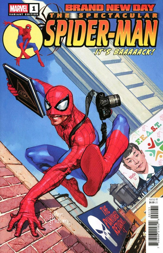 Spectacular Spider-Man: Brand New Day #1 Casanovas Homage