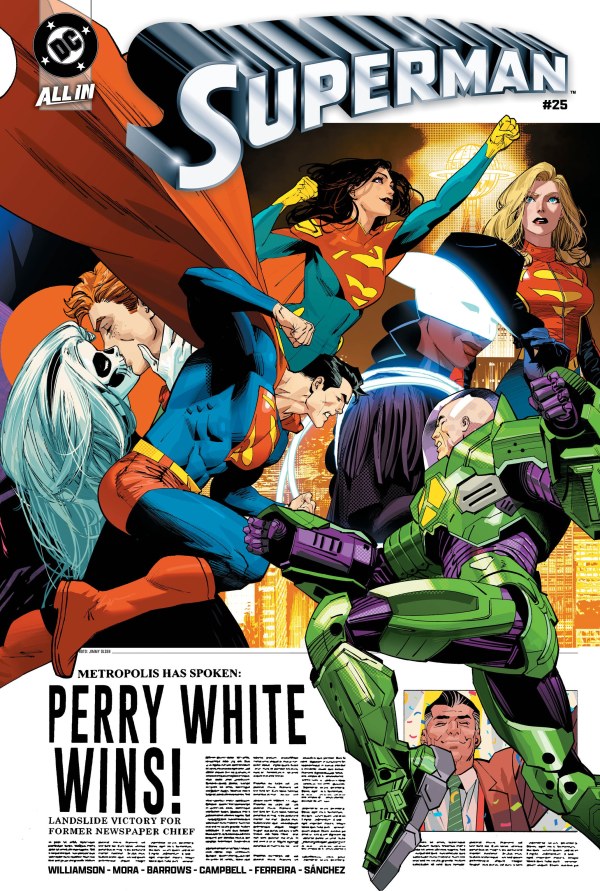 Superman #25 Cover H Dan Mora Foil