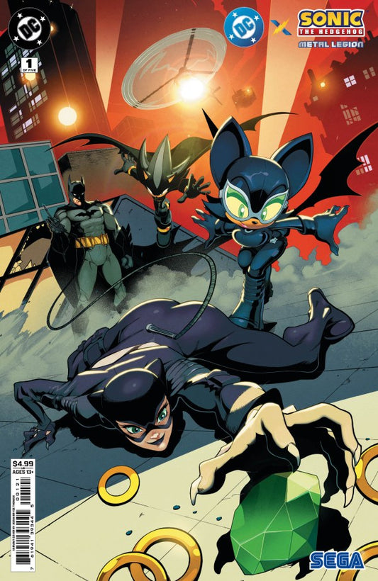 DC X Sonic The Hedgehog The Metal Legion #1 Cover B Adam Thomas