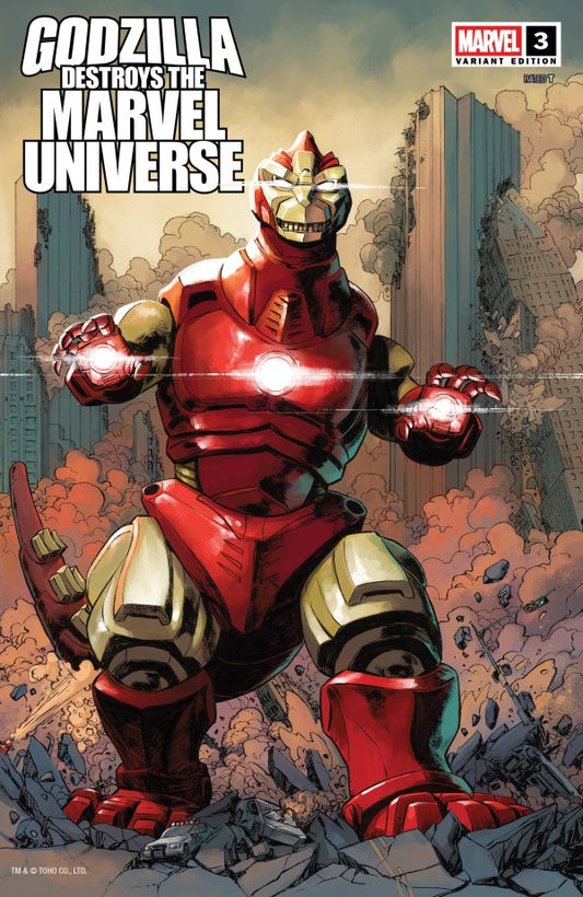 Godzilla Destroys The Marvel Universe #3 Wachter Iron-Zilla (09/24/25)