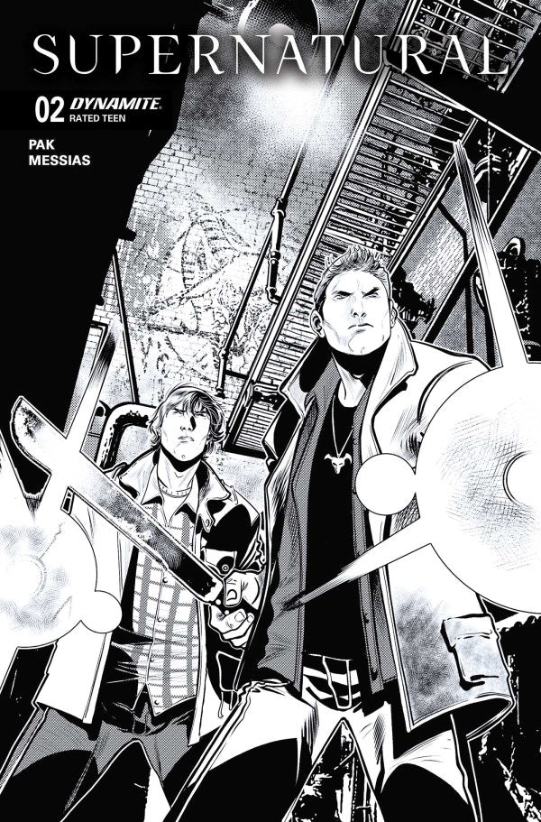 Supernatural #2 Cover F [1:10] Eder Messias B&W