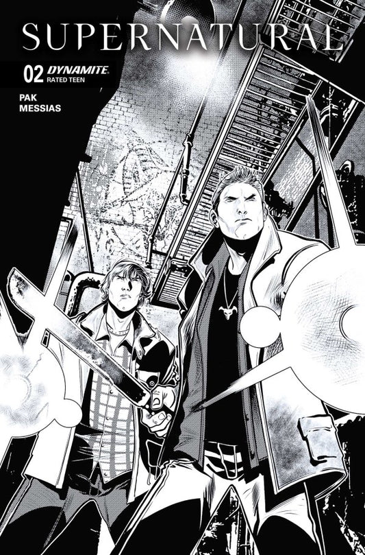 Supernatural #2 Cover F [1:10] Eder Messias B&W