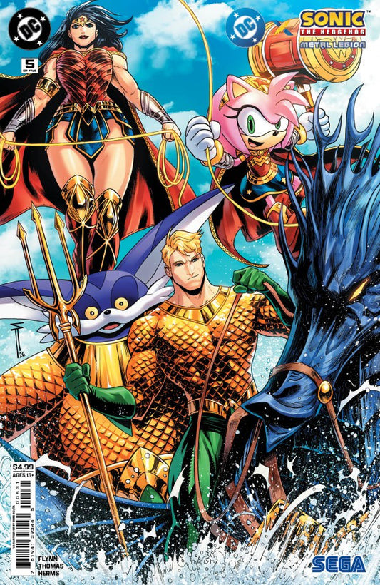 DC X Sonic The Hedgehog Metal Legion #5 (Of 5) Cover C Serg Acuna