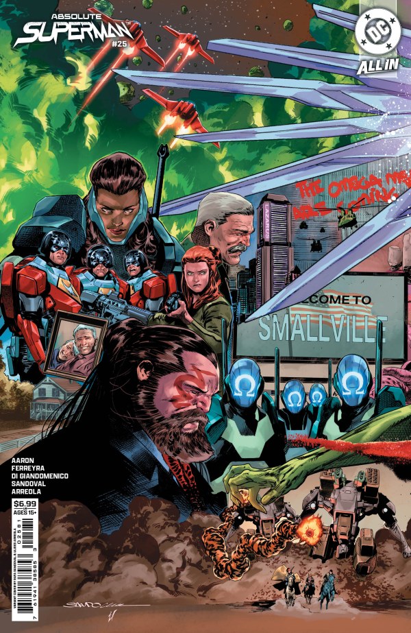 Absolute Superman #25 Rafa Sandoval Connecting 3 Cover Set