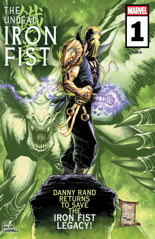 The Undead Iron Fist #1 Whilce Portacio Main Cover
