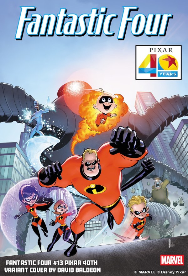 Fantastic Four #13 David Baldeon Pixar 40th