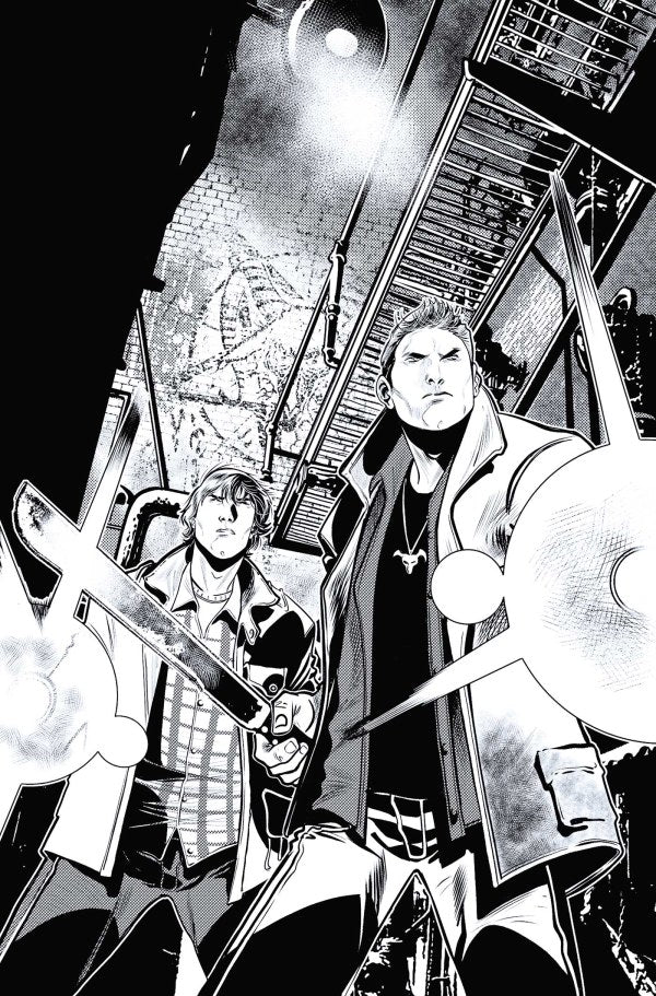 Supernatural #2 Cover H Inc [1:15] Eder Messias B&W Virgin