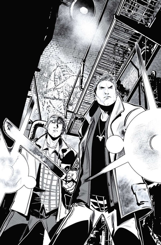 Supernatural #2 Cover H Inc [1:15] Eder Messias B&W Virgin