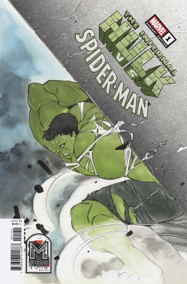 Infernal Hulk vs. Spider-Man #1 Peach Momoko Momo Tone