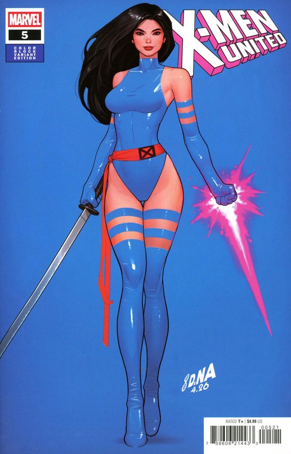 X-Men United #5 David Nakayama Color Block Blue