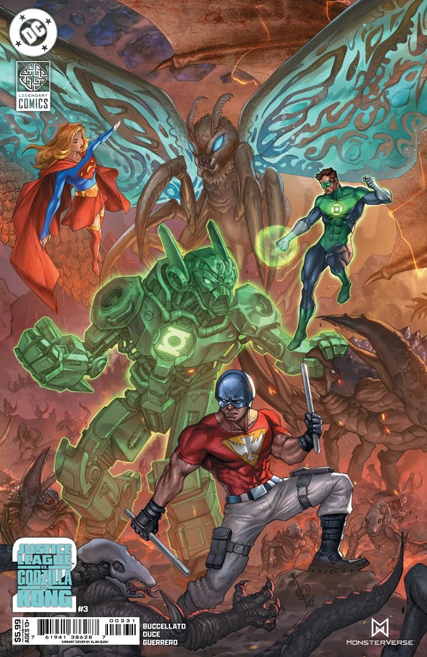 Justice League vs Godzilla vs Kong 2 #3 Cover C Alan Quah