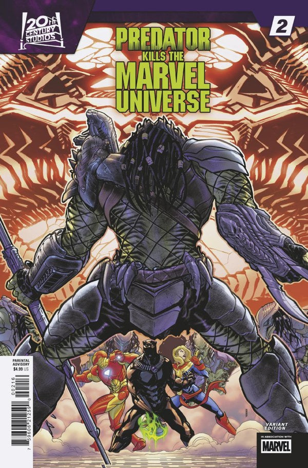 Predator Kills The Marvel Universe #2 [1:25] David Baldeon