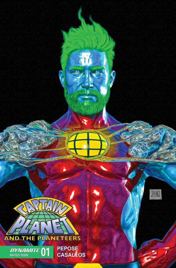Captain Planet #1 Cover R Foc Bonus Spears Black