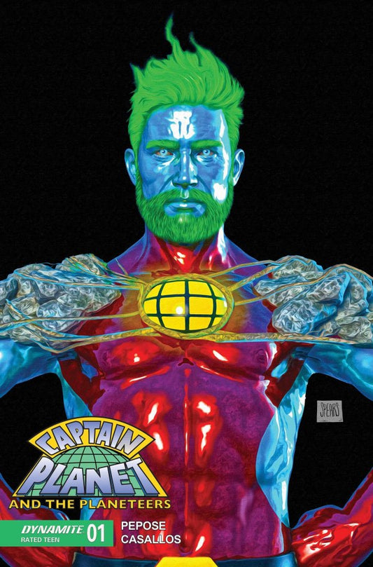 Captain Planet #1 Cover R Foc Bonus Spears Black