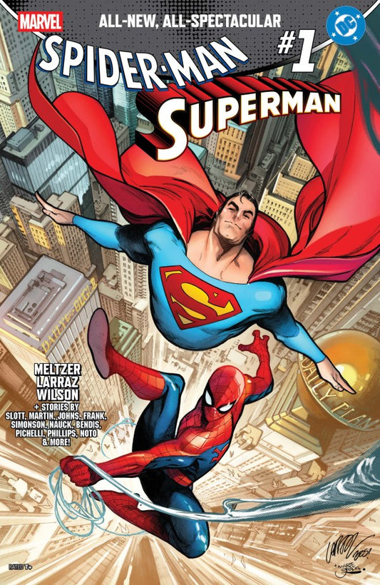 Marvel/DC: Spider-Man/Superman #1 Pepe Larraz Main