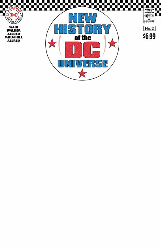 New History Of The DC Universe #2 Cover F Blank