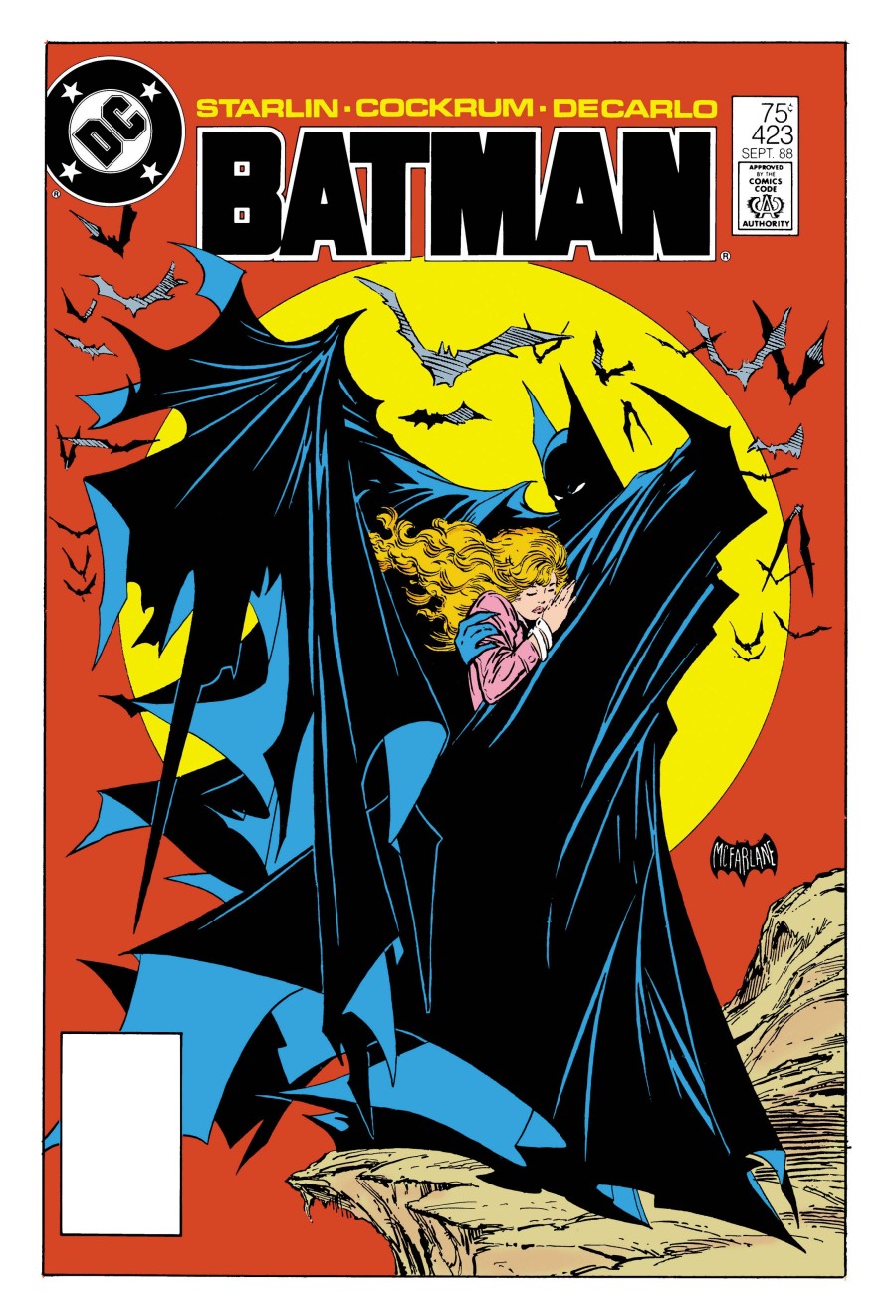 Batman #423 Facsimile Cover C Todd McFarlane FOIL