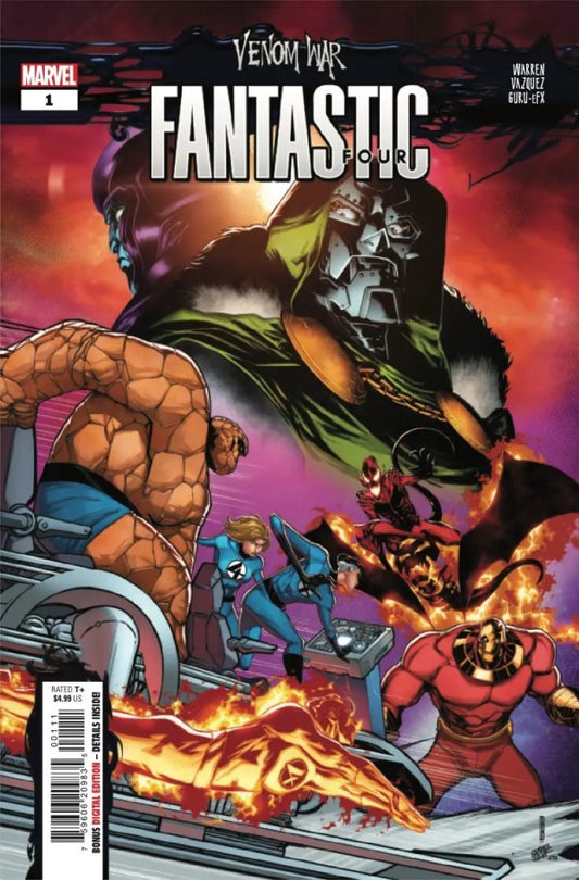 Venom War: Fantastic Four #1 David Baldeon Main