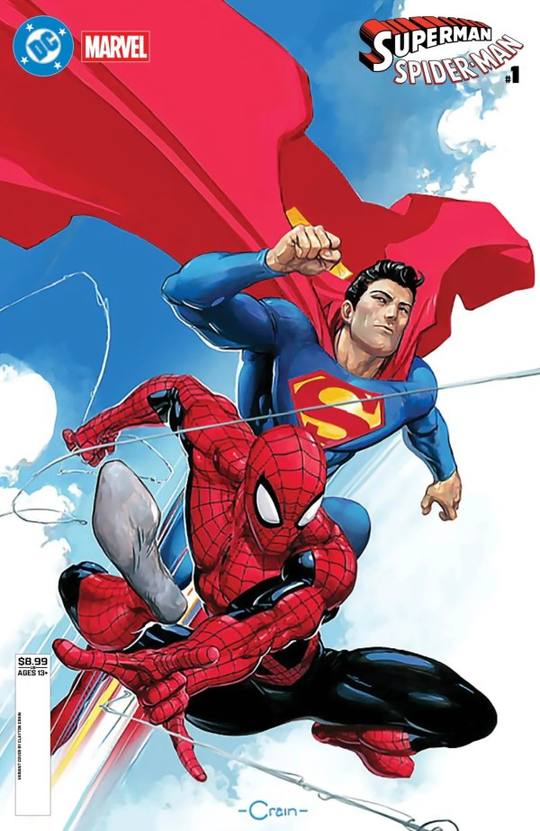 DC/Marvel: Superman/Spider-Man #1 Clayton Crain
