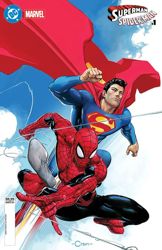 DC/Marvel: Superman/Spider-Man #1 Clayton Crain