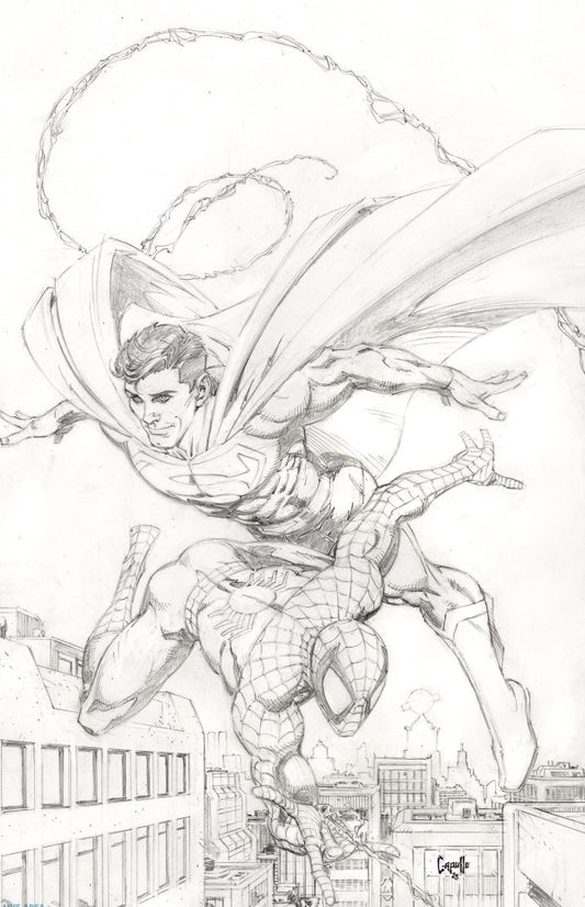 Marvel/DC: Spider-Man/Superman #1 Greg Capullo [1:200] Sketch