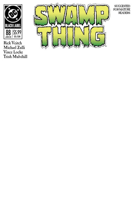 Swamp Thing 1989 #1 (Of 4) Cover C Blank
