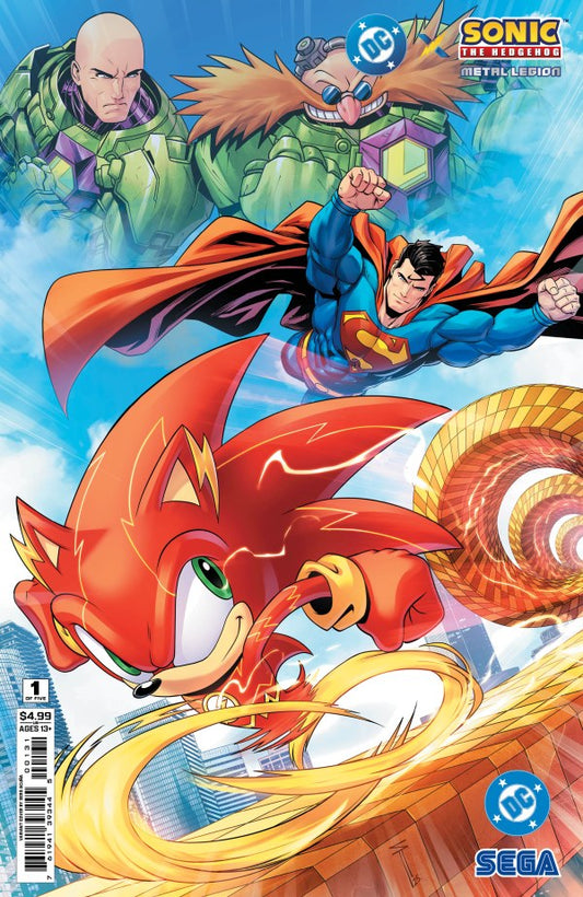 DC X Sonic The Hedgehog The Metal Legion #1 Cover C Serg Acuna