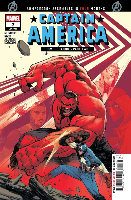 Captain America #7 Valerio Schiti Main