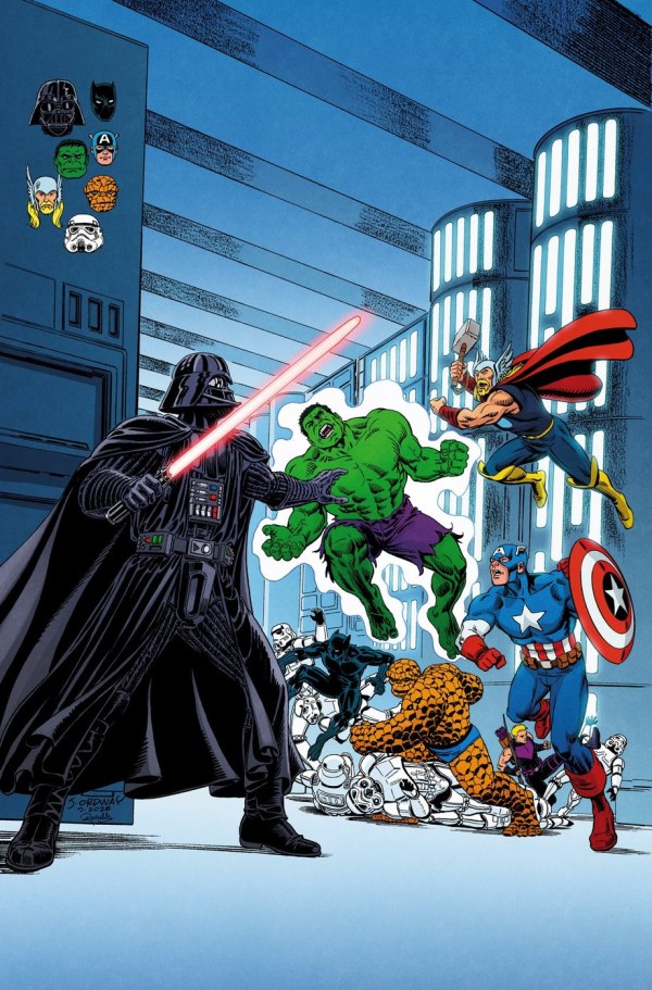 Star Wars/Marvel: Hope Assembles #1 [1:25] Jerry Ordway Marvel Homage