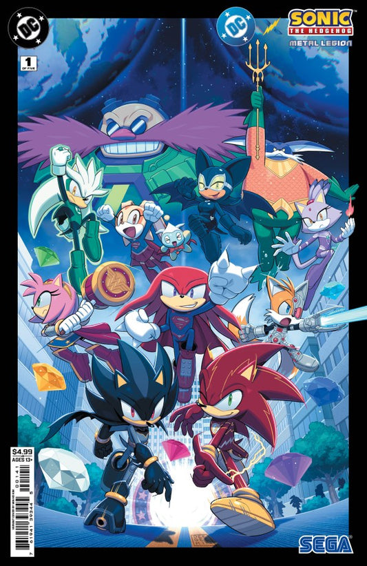 DC X Sonic The Hedgehog The Metal Legion #1 Cover D Min Ho Kim