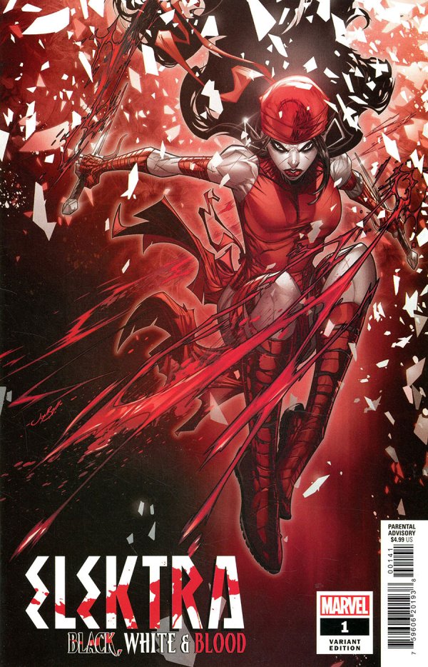 Elektra Black White Blood #1 (Of 4) Jonboy Meyers Variant