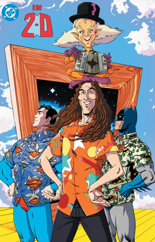 Batman Superman Weird Al Worlds Weirdest #1 Cover E Dan Schoening FOIL