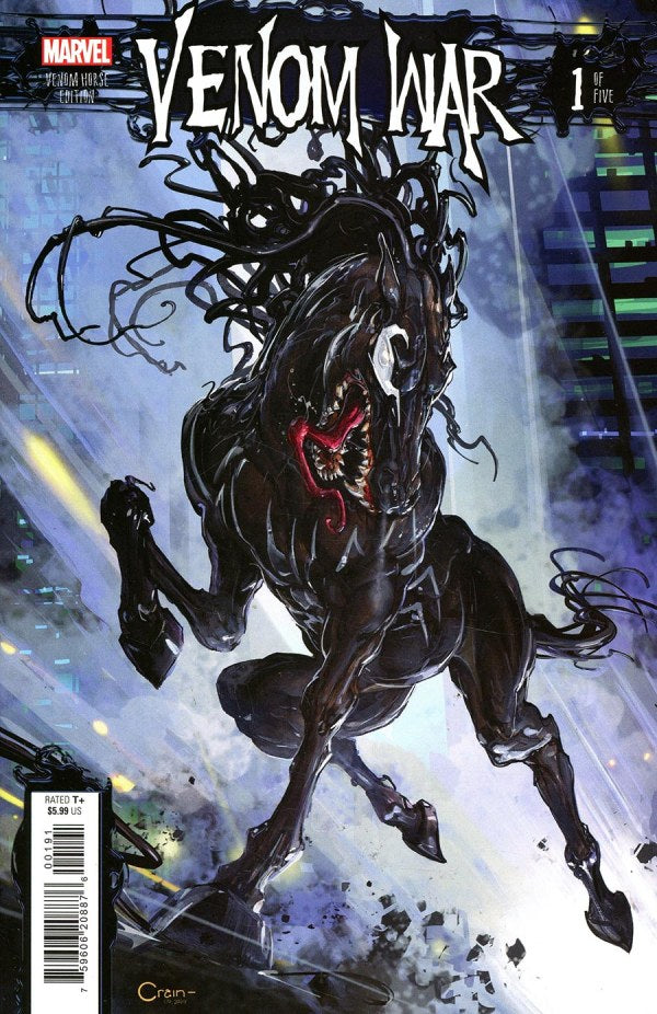 Venom War #1 Clayton Crain Venom Horse Variant