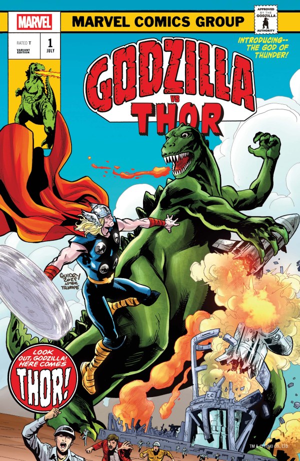 Godzilla vs. Thor #1 Gavin Guidry King Of Monsters