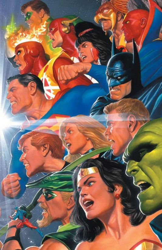Avengers JLA #4 Facsimile Cover B Alex Ross Connecting