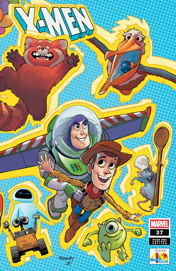 X-Men #37 Stephen Segovia Toy Story Pixar 40th Wraparound
